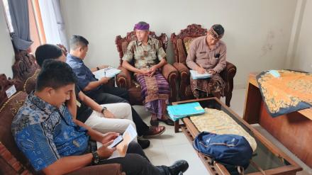 Optimalkan Aset Desa, BPN Buleleng Gelar Sidang Panitia A di Desa Tambakan